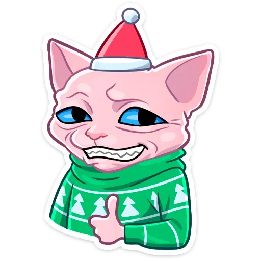 👍 Стикер «Нарядный Рамзес» для Telegram