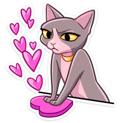 ❤️ Стикер «Рамзес и Клео» для Telegram