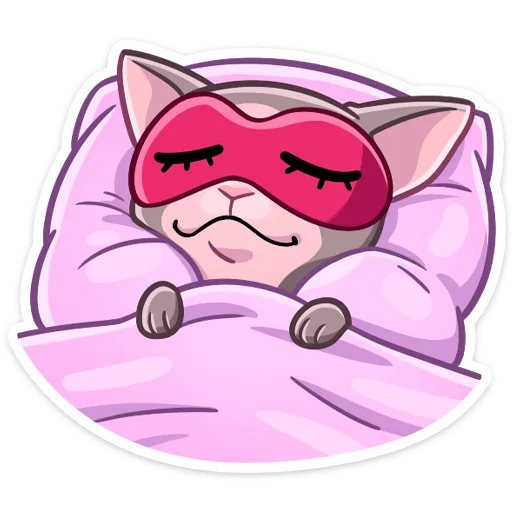 😴 Стикер «Рамзес и Клео» для Telegram