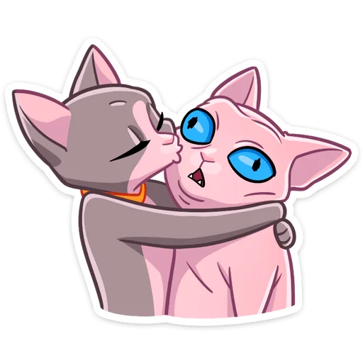 😘 Стикер «Рамзес и Клео» для Telegram