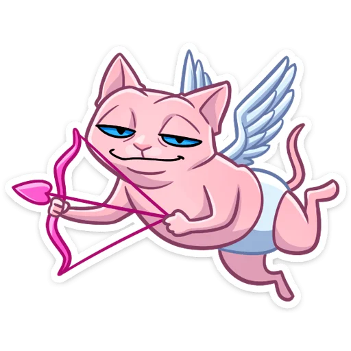 🏹 Стикер «Рамзес и Клео» для Telegram
