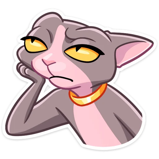 😫 Стикер «Рамзес и Клео» для Telegram