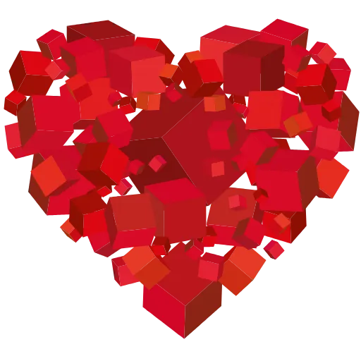 ❤️ Стикер «3D random» для Telegram
