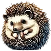 Стикер 8 ⭐ Ёжик