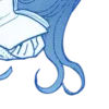 Стикер 56 ⠀⠀ ⠀ Random blue