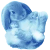 Стикер 20 ⠀⠀ ⠀ Random blue