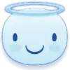 Стикер 40 ⠀⠀ ⠀ Random blue