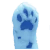 Стикер 38 ⠀⠀ ⠀ Random blue