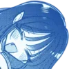 Стикер 48 ⠀⠀ ⠀ Random blue