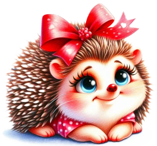 🦔 Стикер «Cute Animals» для Telegram