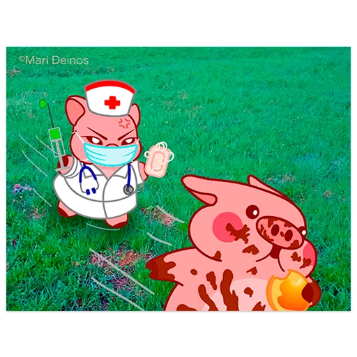 🛤 Стикер «Random Pig Valera» для Telegram