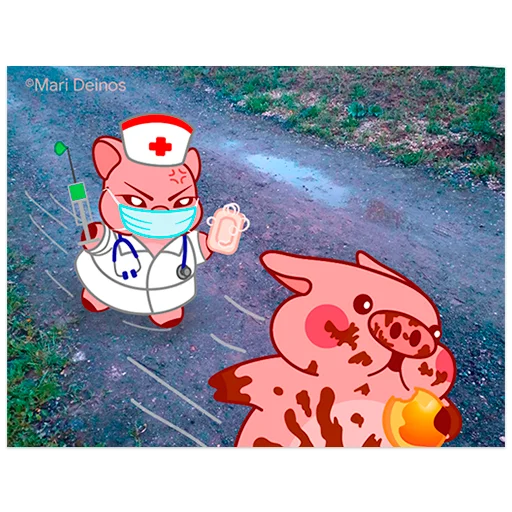🏕 Стикер «Random Pig Valera» для Telegram