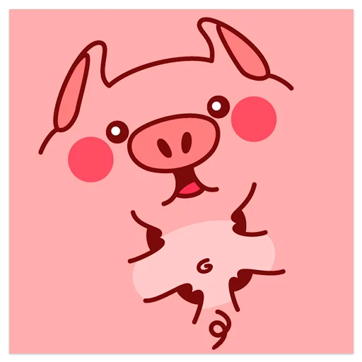 Стикерпак Random Pig Valera для Telegram