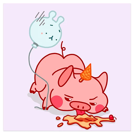 🍦 Стикер «Random Pig Valera» для Telegram