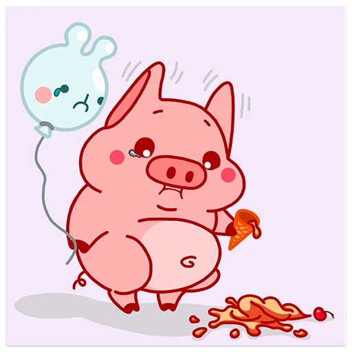 🍦 Стикер «Random Pig Valera» для Telegram
