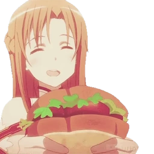 🍔 Стикер «Random Anime» для Telegram
