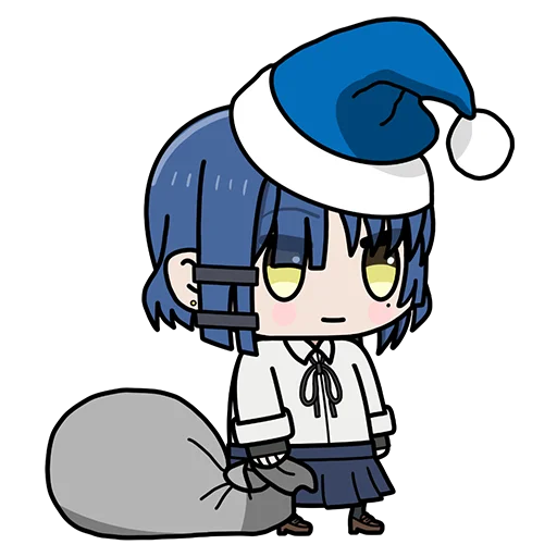 🧑‍🎄 Стикер «Bocchi the Rock! ?» для Telegram
