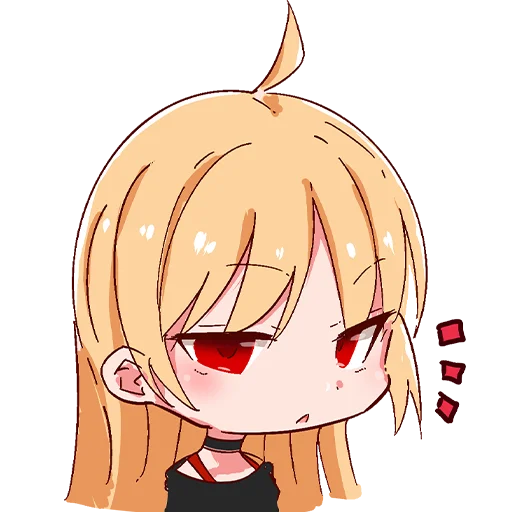 😒 Стикер «Bocchi the Rock! ?» для Telegram