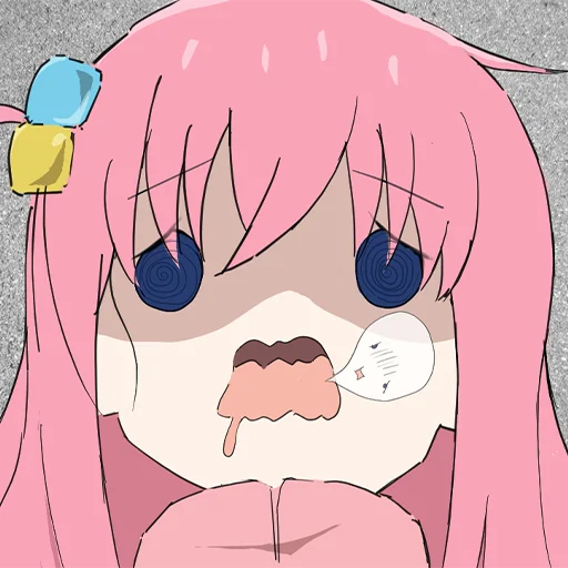 😰 Стикер «Bocchi the Rock! ?» для Telegram