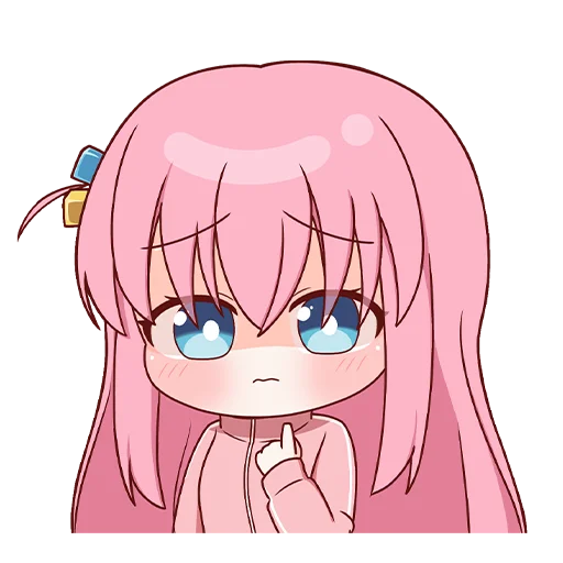 😥 Стикер «Bocchi the Rock! ?» для Telegram