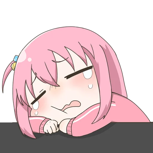 😭 Стикер «Bocchi the Rock! ?» для Telegram