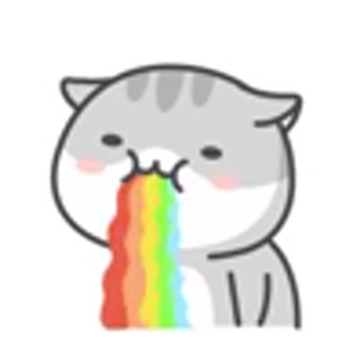 🌈 Эмодзи «random cats» для Telegram