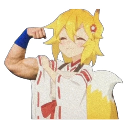💪 Стикер «Anime emotions» для Telegram