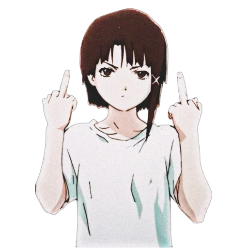 🖕 Стикер «Anime emotions» для Telegram