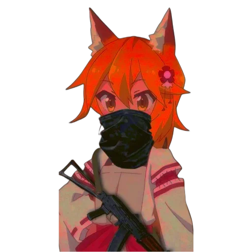 🦊 Стикер «Anime emotions» для Telegram
