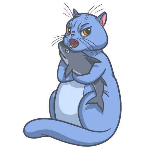 😡 Стикер «Random funny cats» для Telegram
