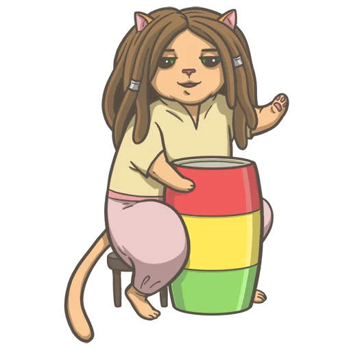 😏 Стикер «Random funny cats» для Telegram