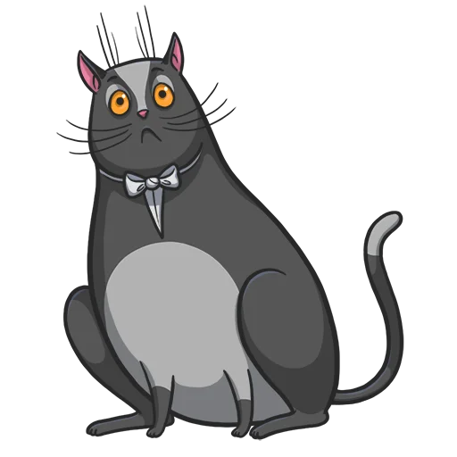 😱 Стикер «Random funny cats» для Telegram