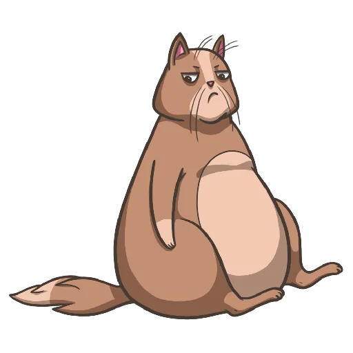 ☹️ Стикер «Random funny cats» для Telegram