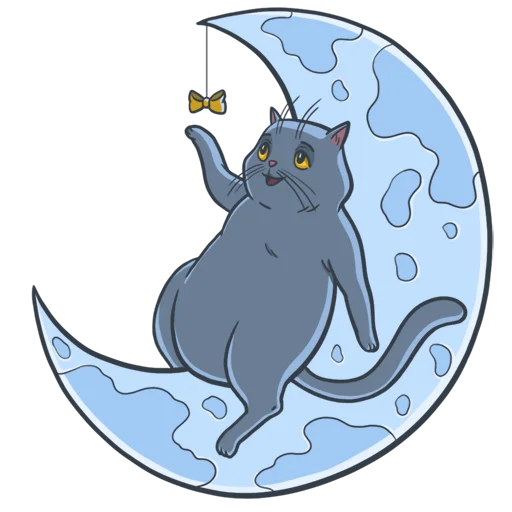 🙂 Стикер «Random funny cats» для Telegram