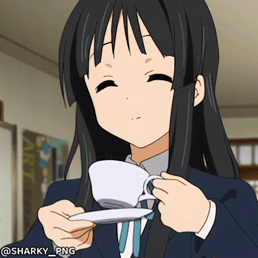☕️ Стикер «Anime chan» для Telegram