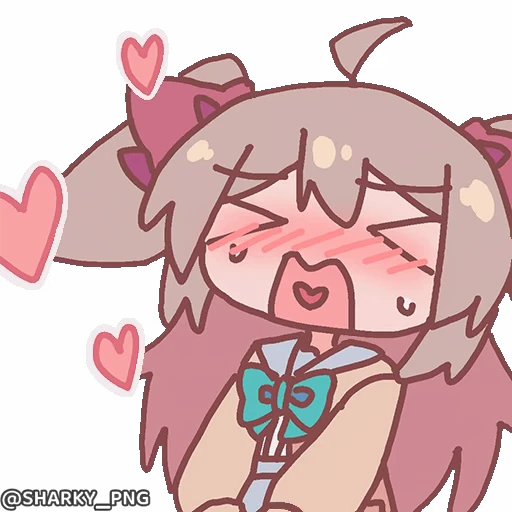 🥰 Стикер «Anime chan» для Telegram