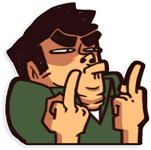 🖕 Стикер «RANDOWIS.COM» для Telegram