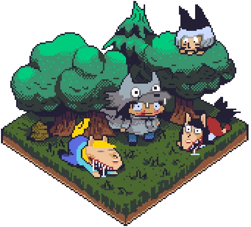 🌳 Стикер «Randalls Friends» для Telegram