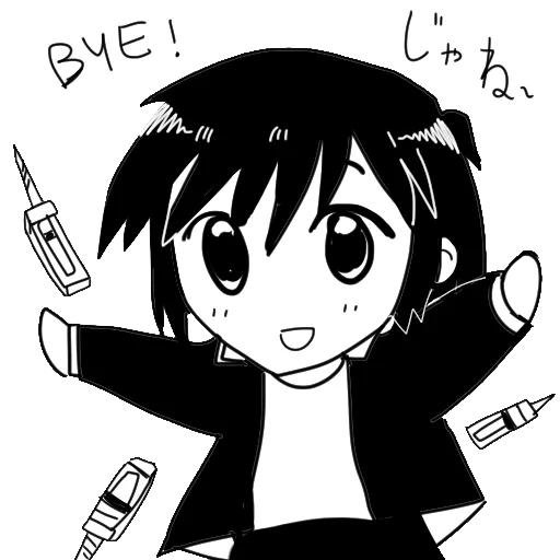 👋 Стикер «ranfren bw» для Telegram