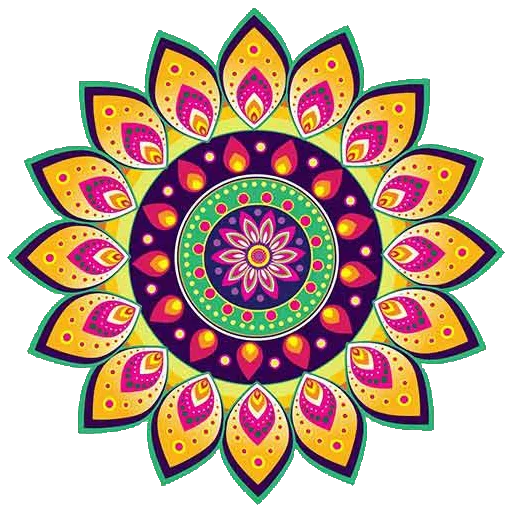 🎨 Стикер «Rangoli (alpona)» для Telegram