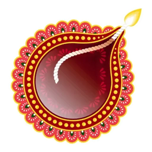🪔 Стикер «Rangoli (alpona)» для Telegram