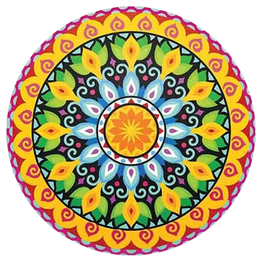 🎨 Стикер «Rangoli (alpona)» для Telegram