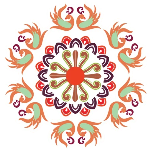 🎨 Стикер «Rangoli (alpona)» для Telegram