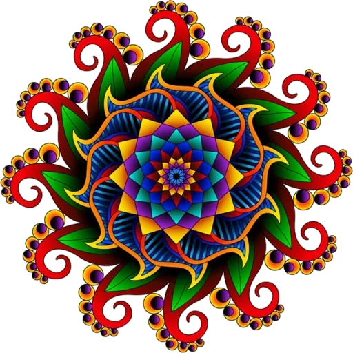 🎨 Стикер «Rangoli (alpona)» для Telegram