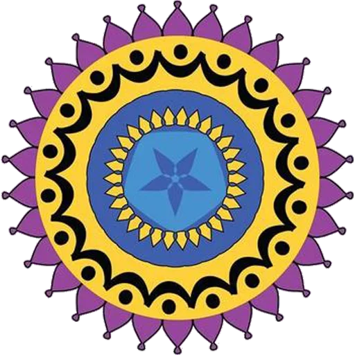 🎨 Стикер «Rangoli (alpona)» для Telegram