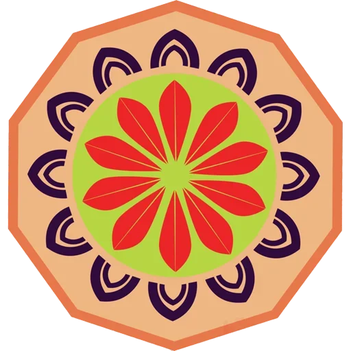 🎨 Стикер «Rangoli (alpona)» для Telegram