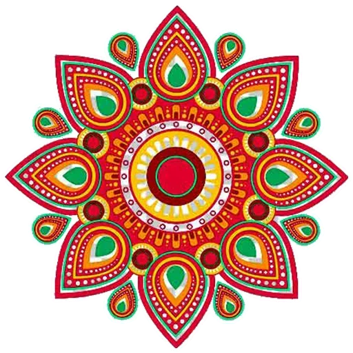 🎨 Стикер «Rangoli (alpona)» для Telegram
