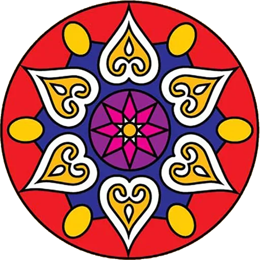 🎨 Стикер «Rangoli (alpona)» для Telegram