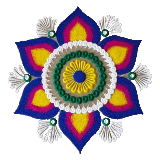 🎨 Стикер «Rangoli (alpona)» для Telegram