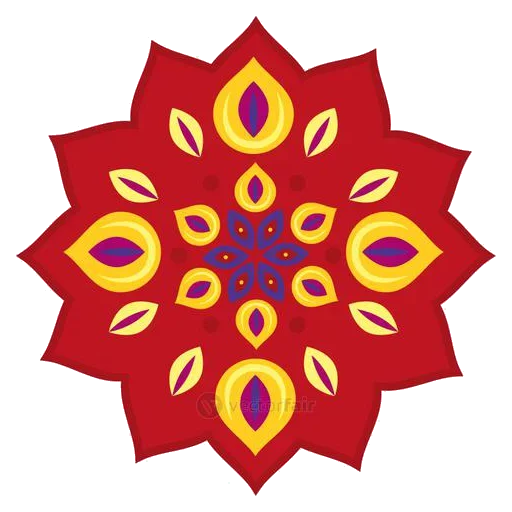 🎨 Стикер «Rangoli (alpona)» для Telegram